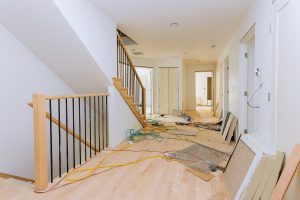 interior of home being remodeled